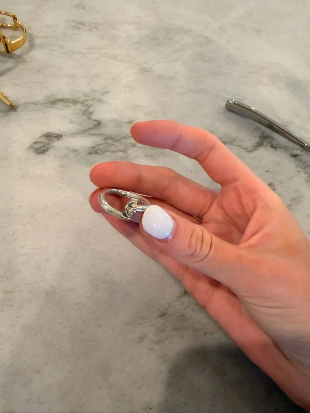 Chrome Hearts Forever Nail Ring Sterling Silver Size 6